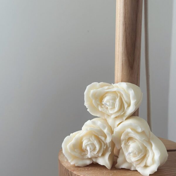 HEART ROSE CANDLE MOLD