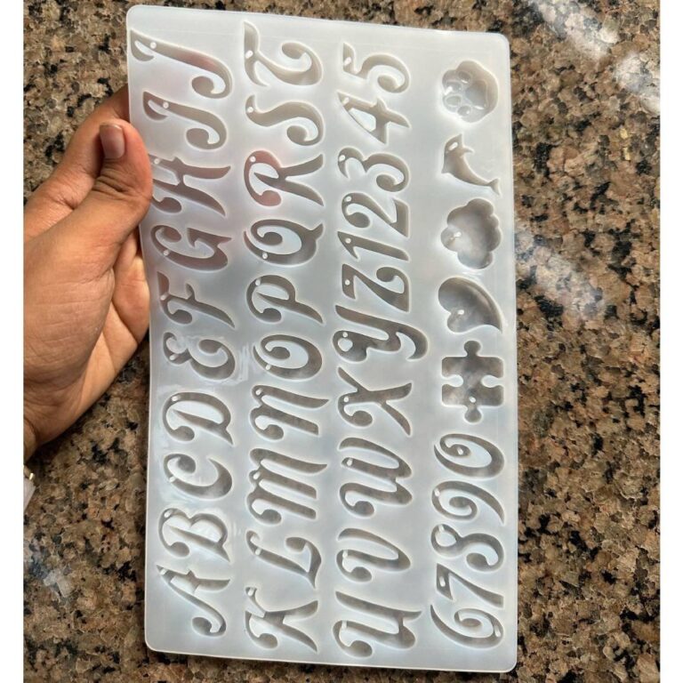 قالب حروف سيليكيون للريزين