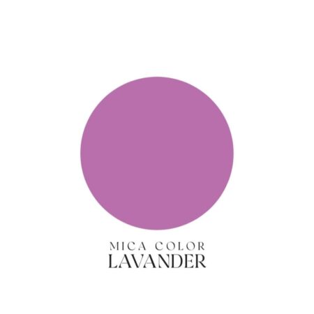 10g natural mica colors - Lavender